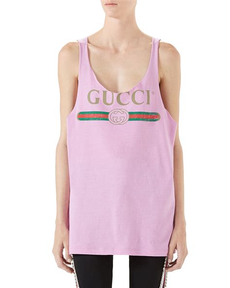 cotton gucci tank top|Gucci bustier.